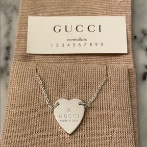 Gucci heart necklace